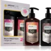Arganicare Silk Protein Duo Box 2 Arganicare Silk Protein Duo Box -Pas Cher Fee Lisse Magasin arganicare silk protein duo box coffret cadeau avec effet revitalisant