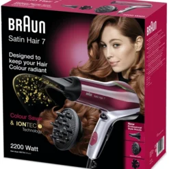 BaByliss Braun Satin Hair 7 HD 770 Colour -Pas Cher Fee Lisse Magasin babyliss braun satin hair 7 hd 770 colour seche cheveux 7