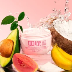Coco & Eve Sweet Repair -Pas Cher Fee Lisse Magasin coco eve sweet repair masque intense pour des cheveux plus forts et plus brillants 3