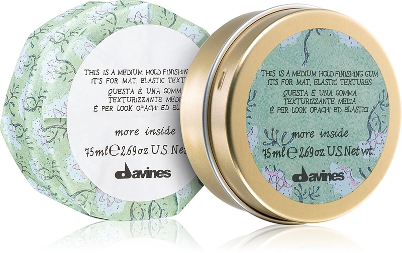 Davines More Inside Medium Hold Finishing Gum 4 Davines More Inside Medium Hold Finishing Gum – Image 2