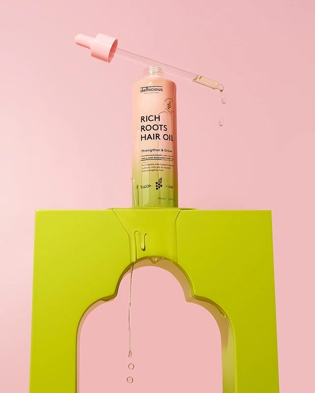 Delhicious RICH ROOTS AMLA & ROSEMARY HAIR OIL 4 Delhicious RICH ROOTS AMLA & ROSEMARY HAIR OIL – Image 2