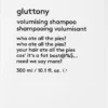 EVO Gluttony Volumising Shampoo -Pas Cher Fee Lisse Magasin evo gluttony volumising shampoo shampoing volumisant pour cheveux fins et sans volume
