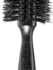 Janeke Black Line Tumbled Wood Hairbrush Ø 55mm