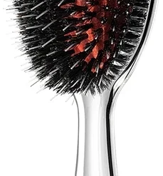 Janeke Chromium Line Air-Cushioned Brush With Bristles And Nylon Reinforcement
