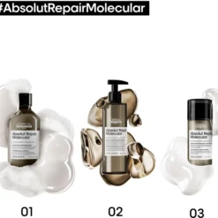 L’Oréal Professionnel Serie Expert Absolut Repair Molecular -Pas Cher Fee Lisse Magasin loreal professionnel serie expert absolut repair molecular masque renovateur pour cheveux abimes 4