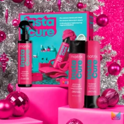 Matrix Instacure 7 Matrix Instacure -Pas Cher Fee Lisse Magasin matrix instacure coffret cadeau pour cheveux cassants et stresses 2