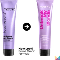 Matrix Unbreak My Blonde 10 Matrix Unbreak My Blonde -Pas Cher Fee Lisse Magasin matrix unbreak my blonde soin sans rincage pour cheveux blonds 3