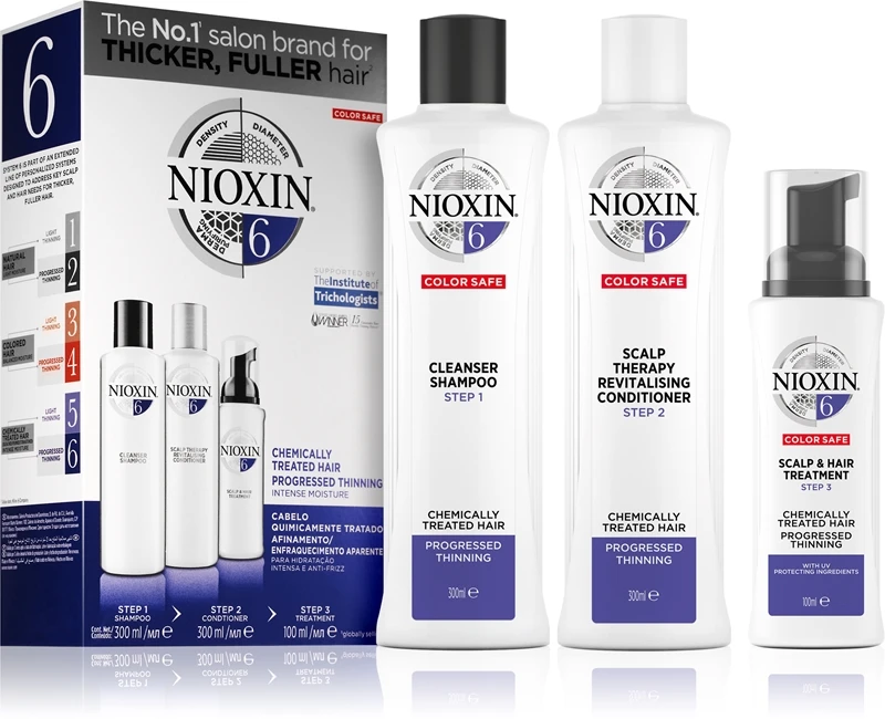 Nioxin System 6 Color Safe Chemically Treated Hair 3 Nioxin System 6 Color Safe Chemically Treated Hair