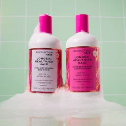 Revolution Haircare Longer, Healthier -Pas Cher Fee Lisse Magasin revolution haircare longer healthier shampoing fortifiant et revitalisant pour cheveux longs 2